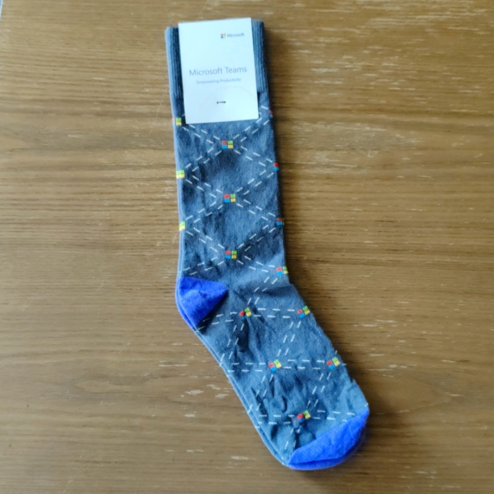 Microsoft Teams fun socks for adults